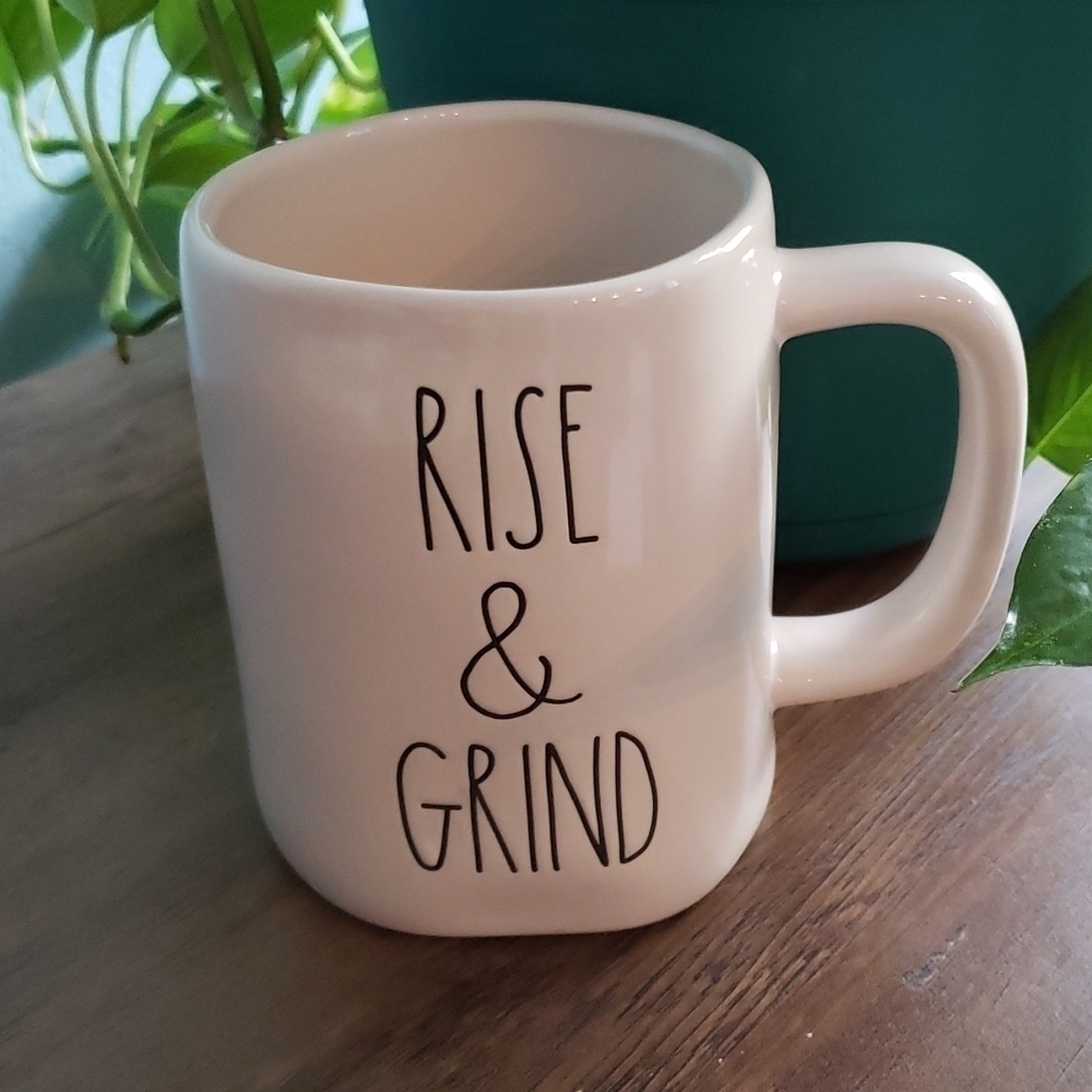 Authentic Rae Dunn RISE & GRIND